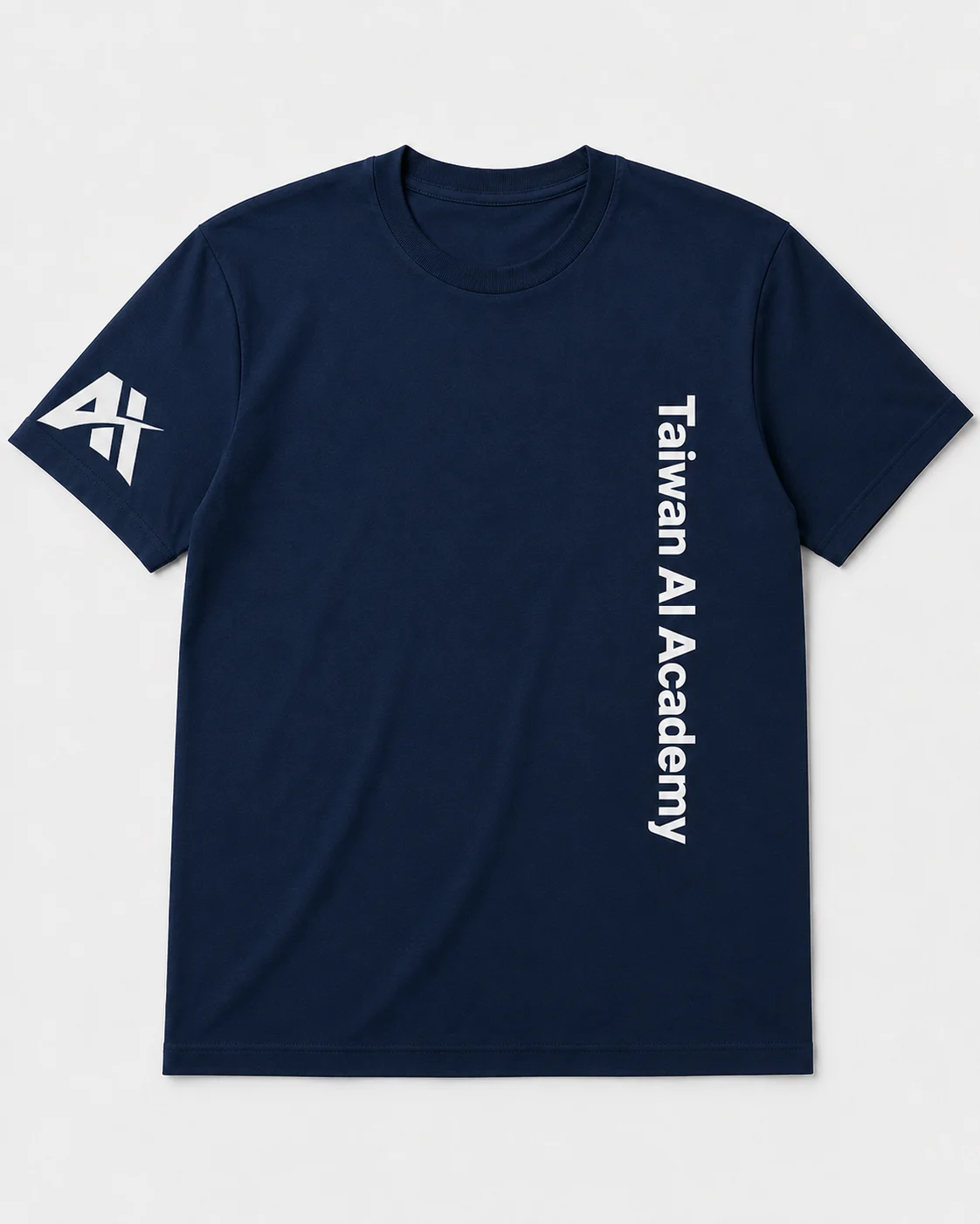 深藍色 Taiwan AI Academy 紀念 T-Shirt